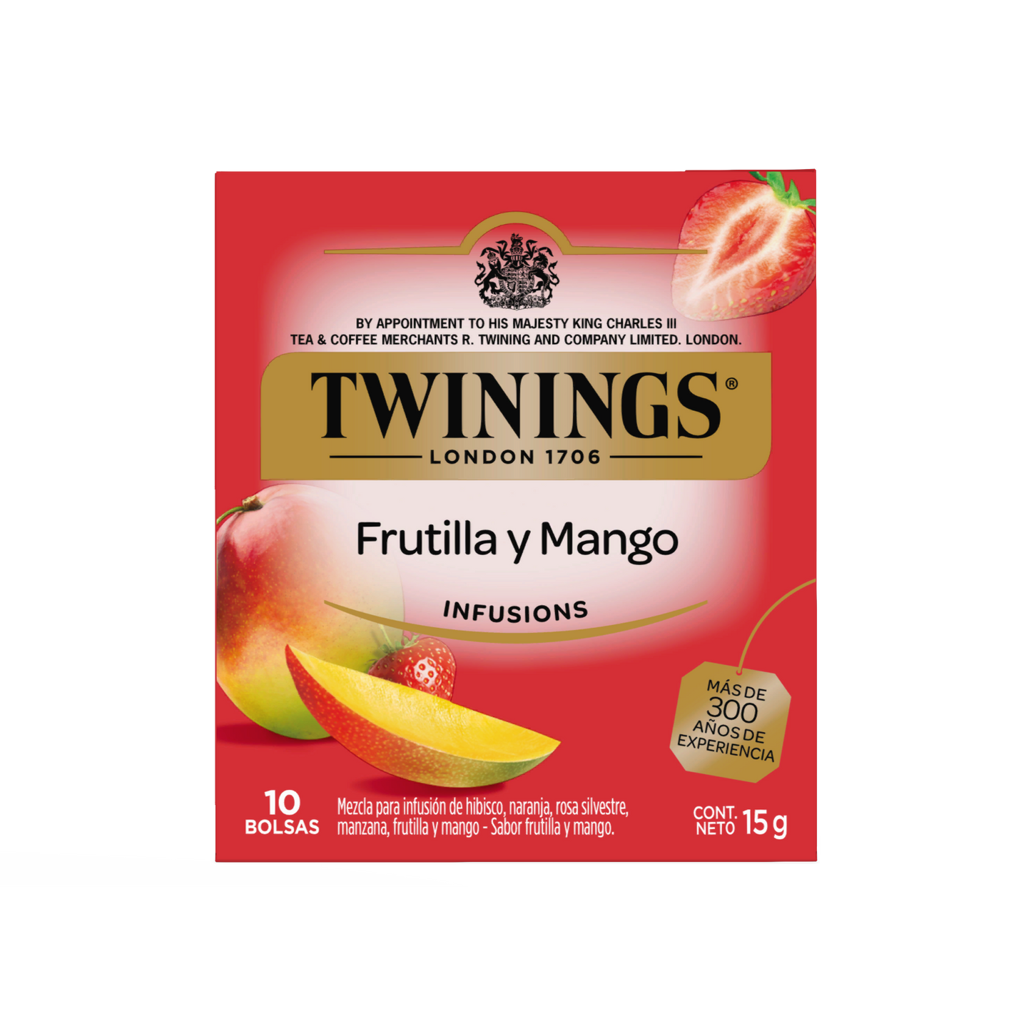 Frutilla y Mango - 10 Bolsas