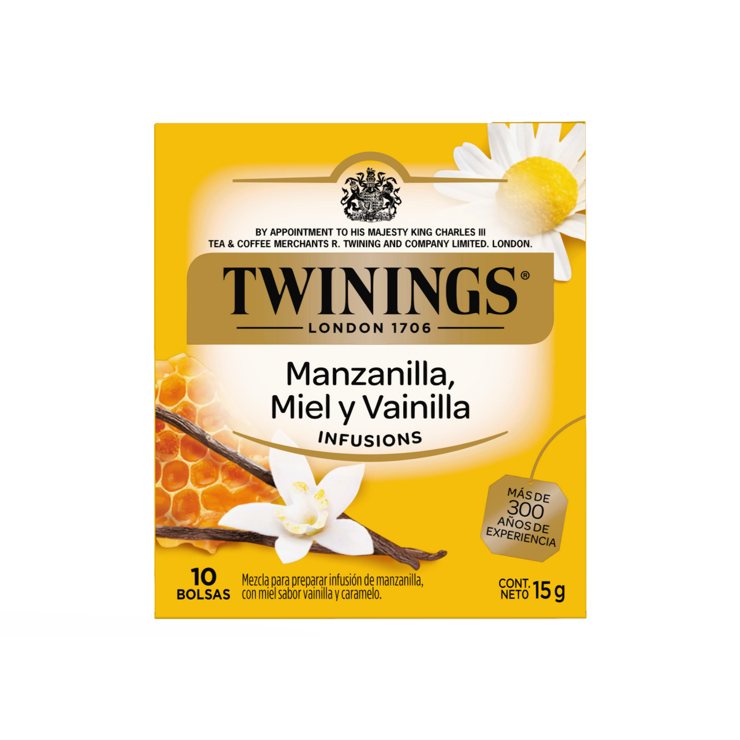 Manzanilla / Miel / Vainilla - 10 Bolsas