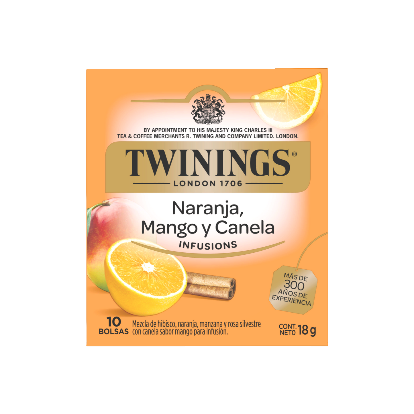 Naranja / Mango / Canela - 10 Bolsas