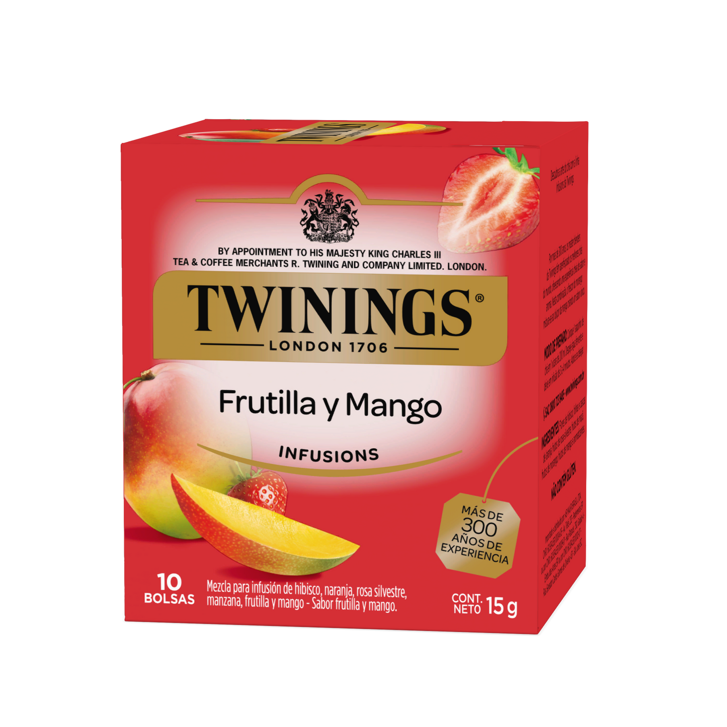 Frutilla y Mango - 10 Bolsas