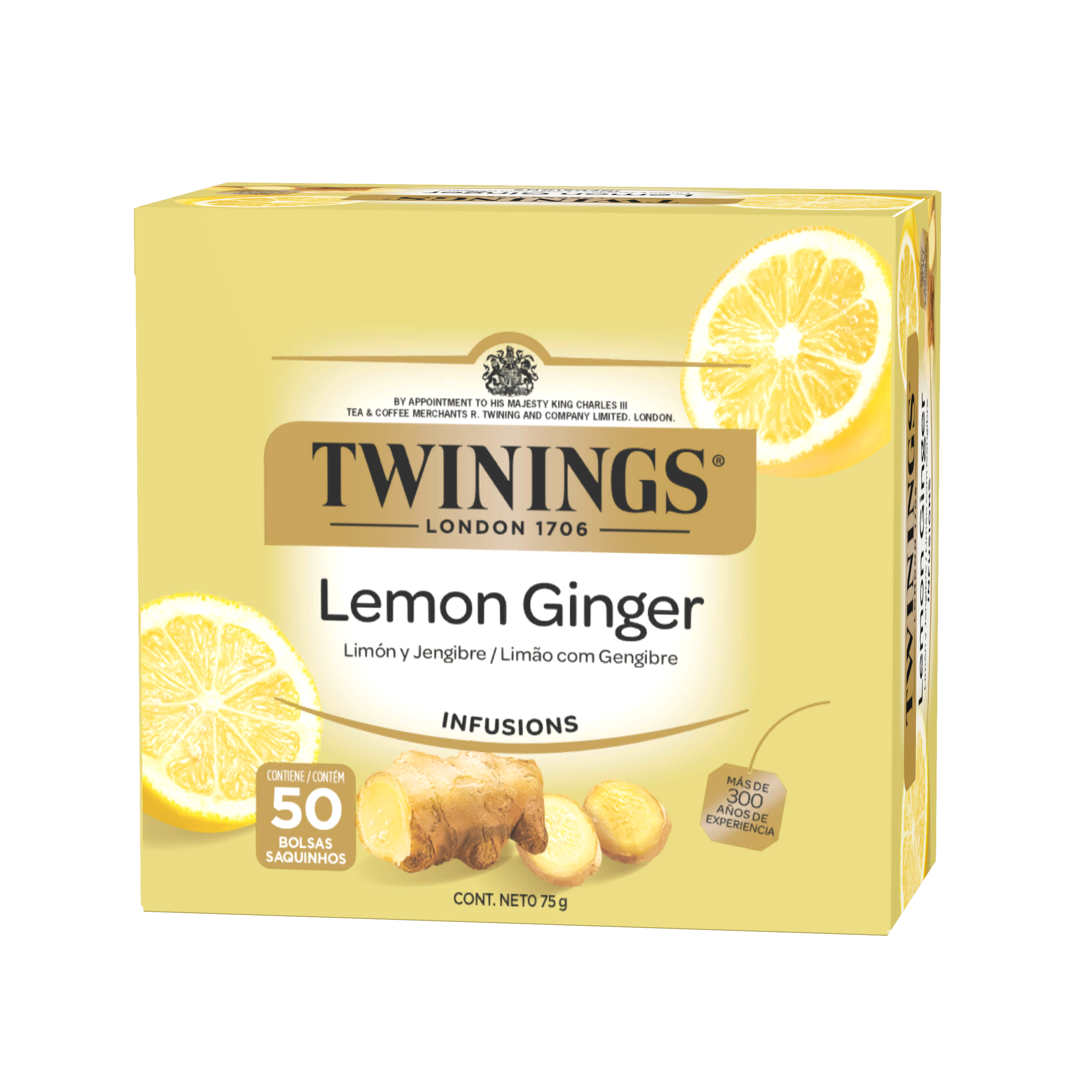 Limón y Jengibre -  50 bolsas
