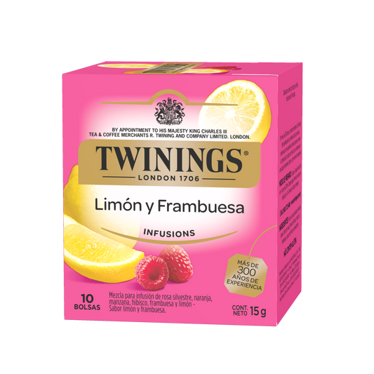 Twinings Té Limón / Frambuesa - 10 Bolsas