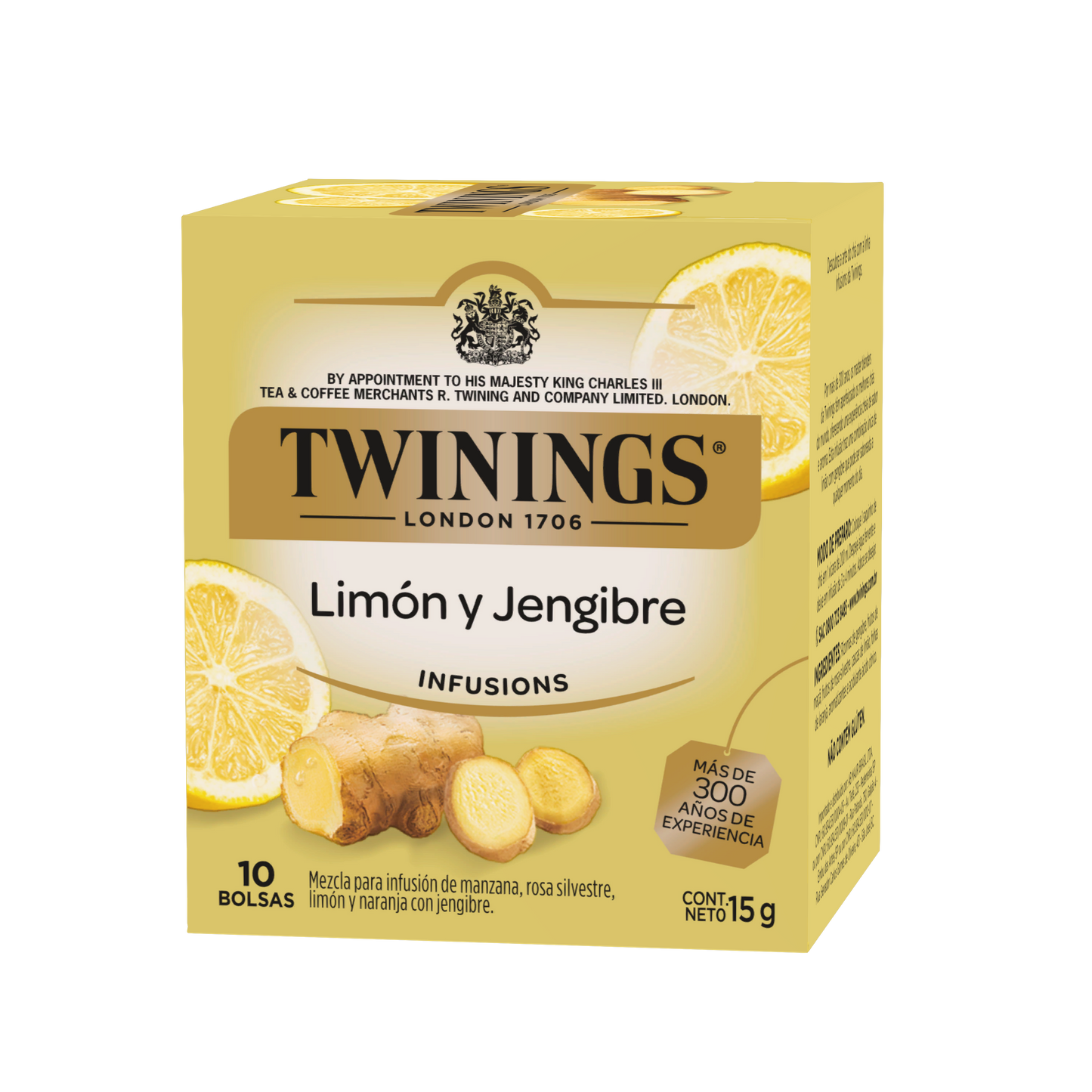 Limón Y Jengibre - 10 Bolsas