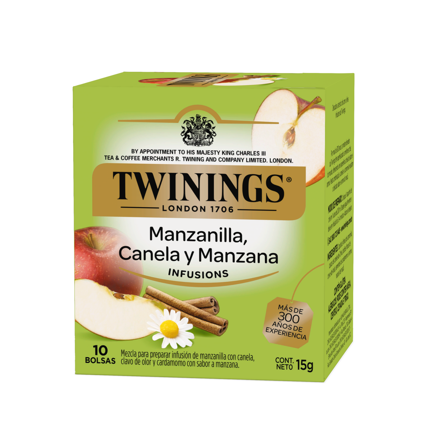 Manzana / Canela / Manzanilla - 10 Bolsas
