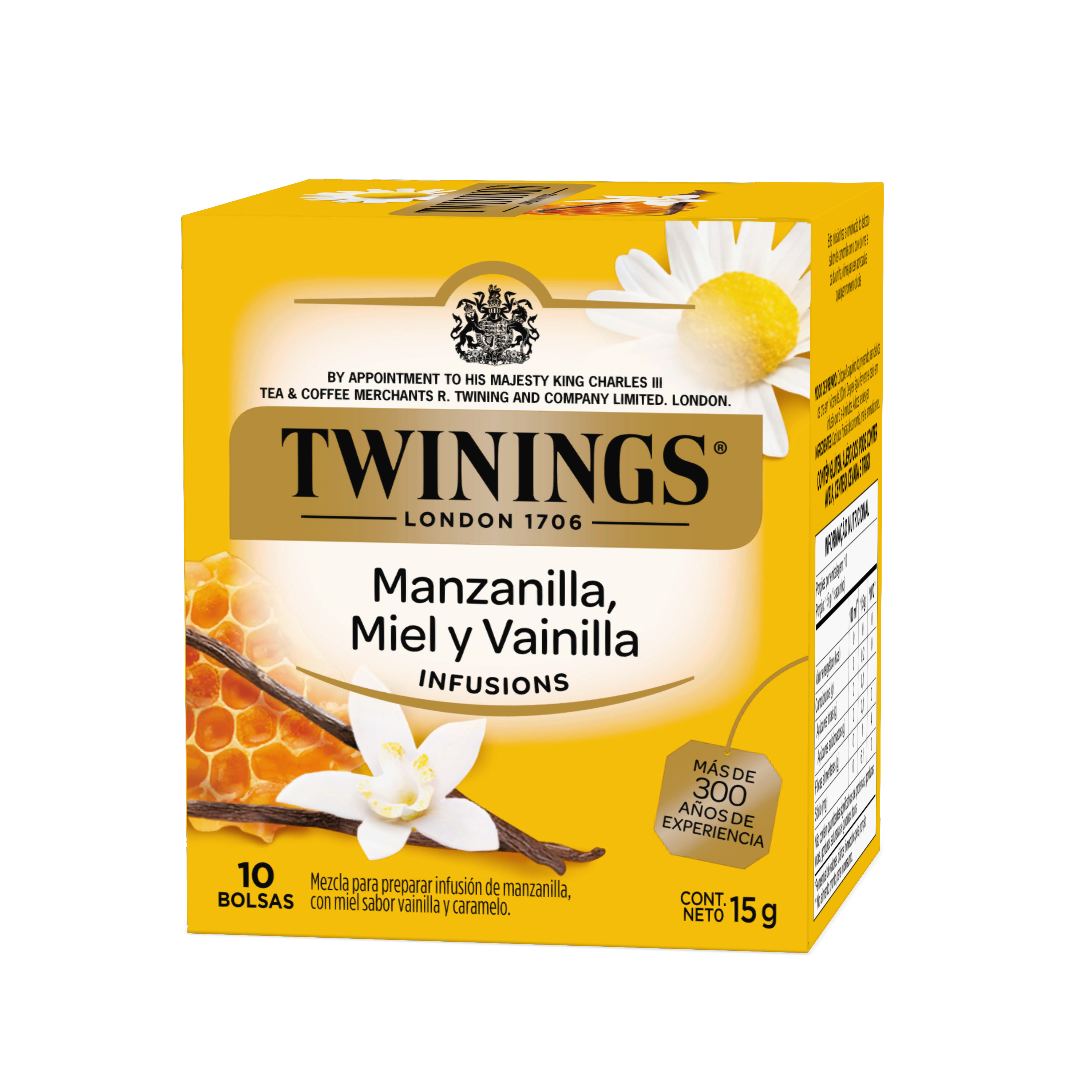 Manzanilla, Miel y Vainilla - 10 bolsas