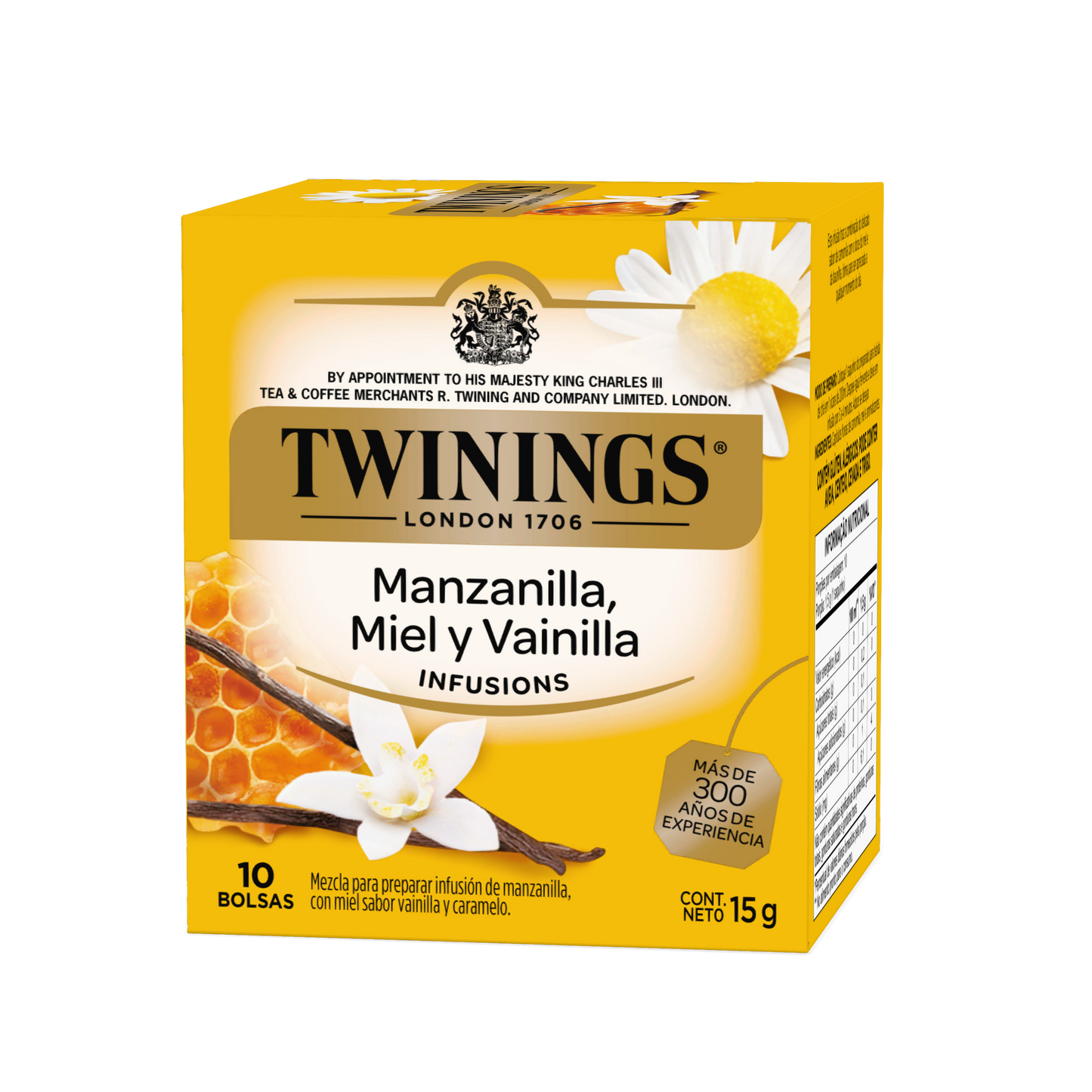 Manzanilla / Miel / Vainilla - 10 Bolsas