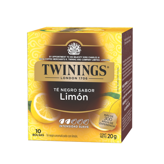 Té negro sabor Limón - 10 Bolsas