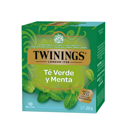 Té Verde y Menta - 10 Bolsas