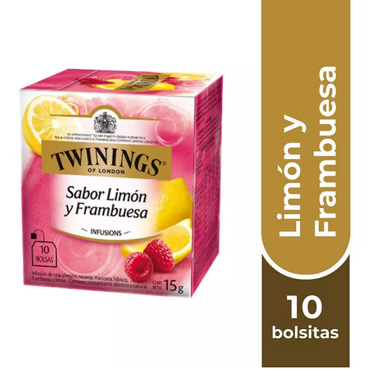 Twinings Té Limón / Frambuesa X 10 Bolsitas