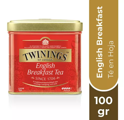 Twinings Té English Breakfast En Hoja (etiq. Roja) Caja 100g
